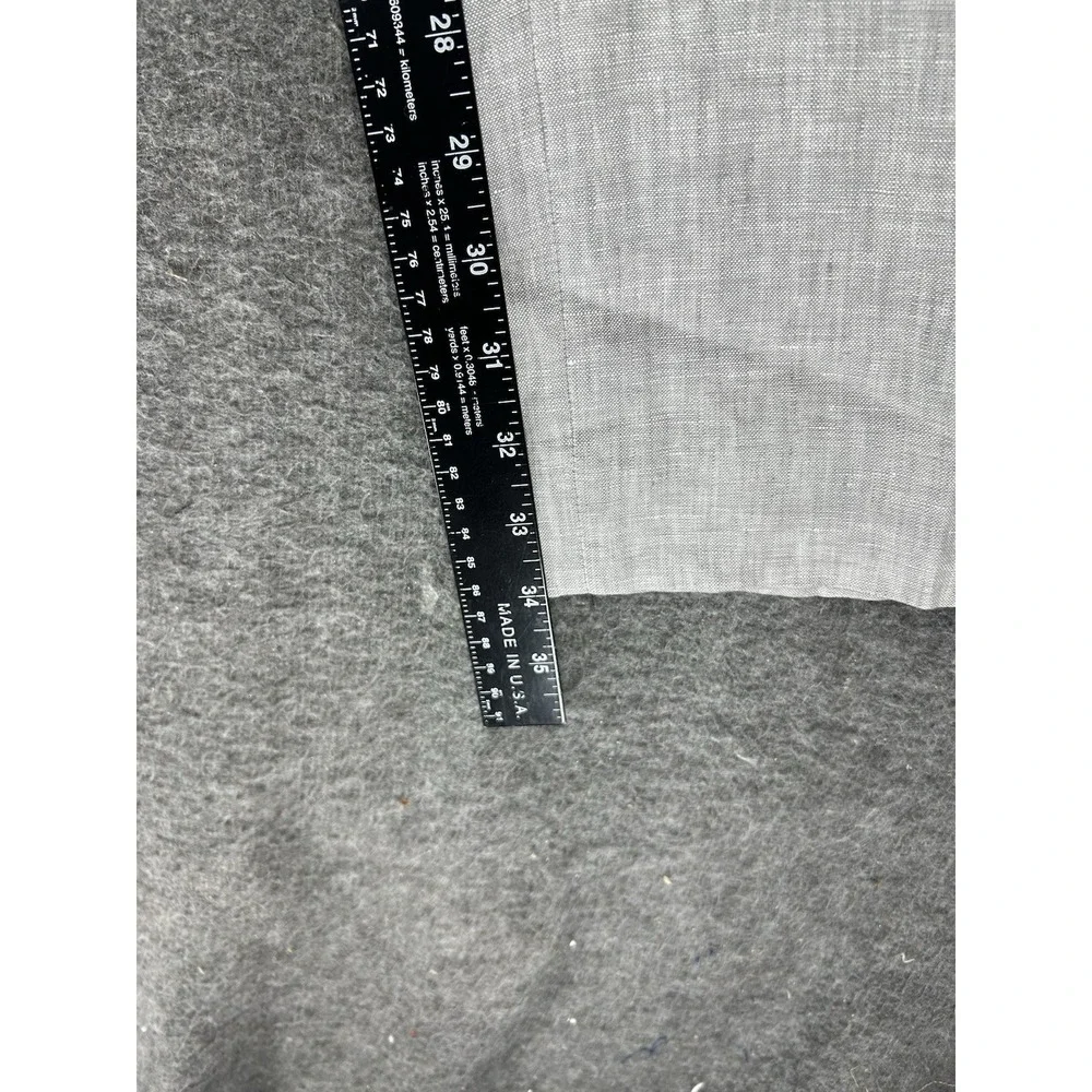 Joseph Abboud 100% Linen Dress Pants Slacks Men 36x34 Gray Beach Wedding Preppy